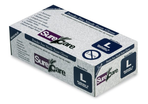 NITRILE - Bleu indigo 4 MIL