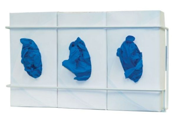 Distributeur de gants-Triple, fil métallique enduit