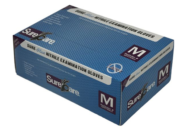 NITRILE - Gant d'examen SureBlue 3 MIL en nitrile