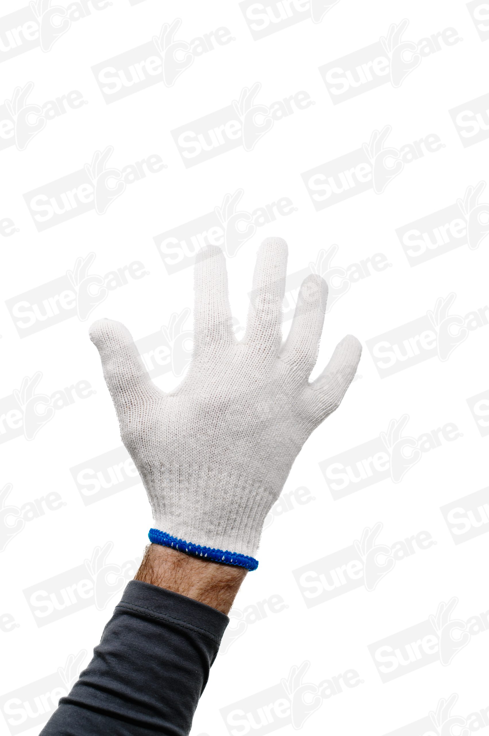 String Knit Work Glove, Natural