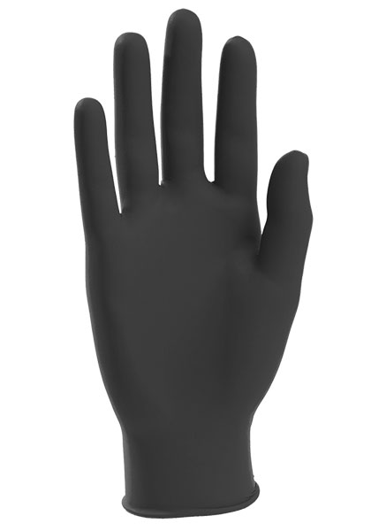 NITRILE BLEND - Gants d'examen noirs sans poudre